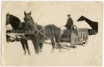 Horse-Drawn Sled ca 1920